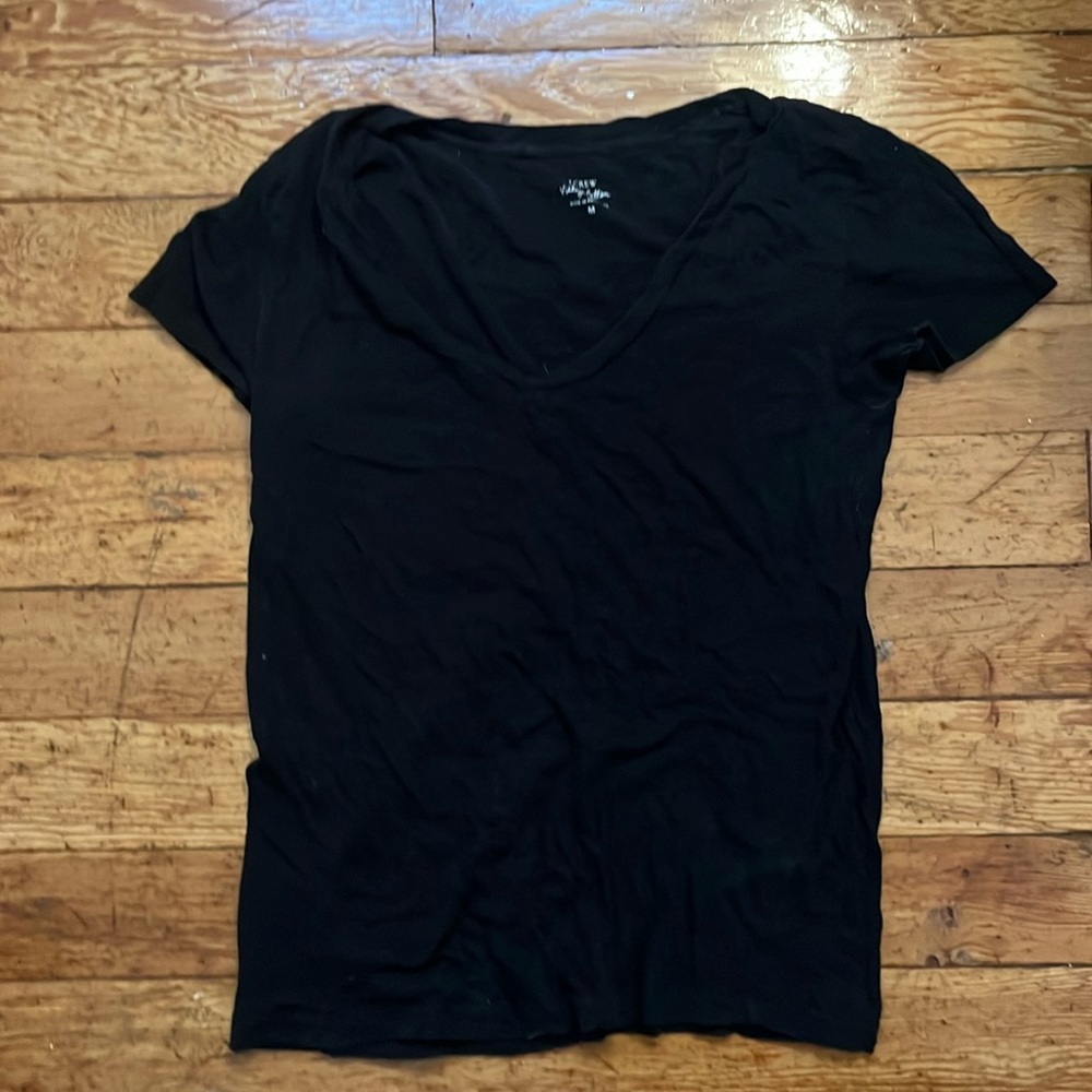 J crew v neck tee size medium